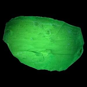 Cobalt Translucent Art Glass Cullet Glowing Manganese Slag Glass #6GX37